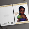 African queen greeting card